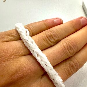 This is the white fishtail bracelet